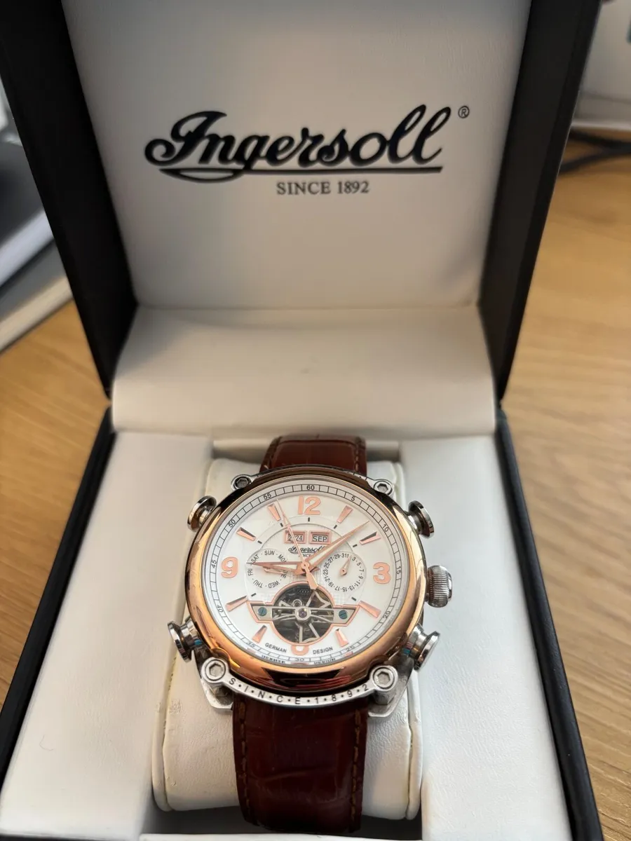 Ingersoll Montgomery 45mm rose gold automatic watc - Image 1