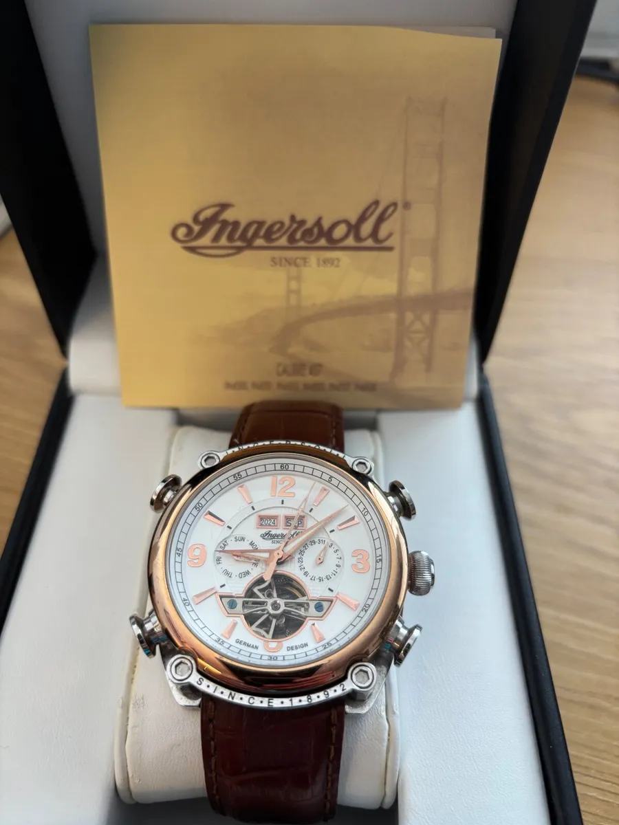 Ingersoll Montgomery 45mm rose gold automatic watc - Image 2