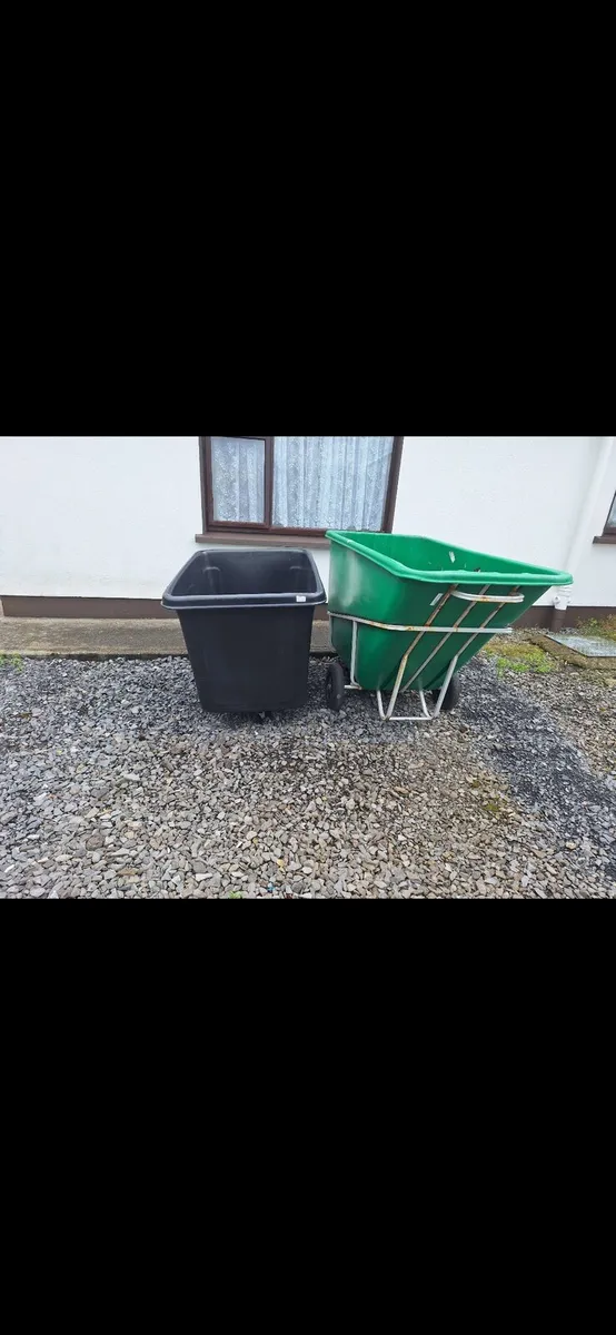 Large industrial bins