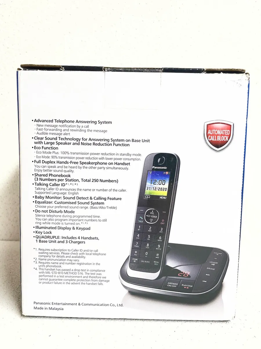 Panasonic phone with answering machine - Image 3