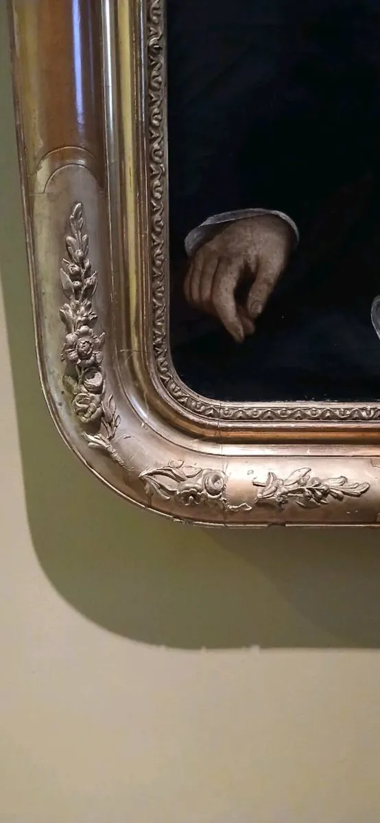Oil painting in original frame - Image 2