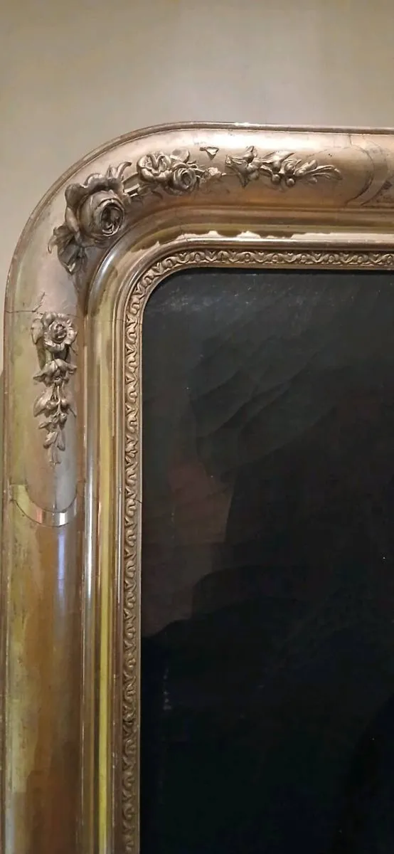 Oil painting in original frame - Image 3