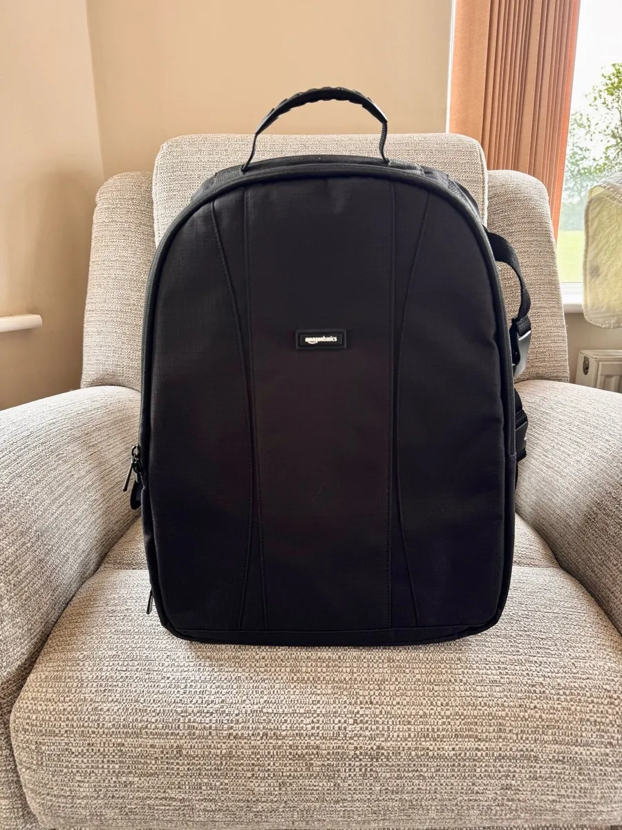 New Amazon Basics DSLR Camera & Laptop Backpack - Image 1