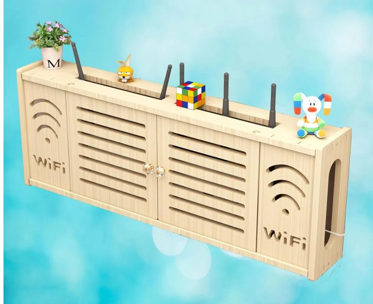 Wall Mounted WiFi Router Storage Box / Float - Image 1