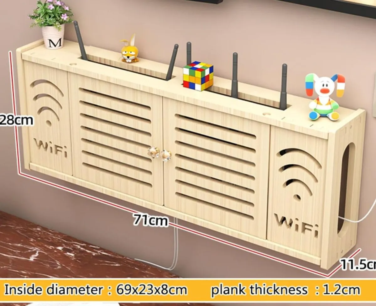 Wall Mounted WiFi Router Storage Box / Float - Image 4