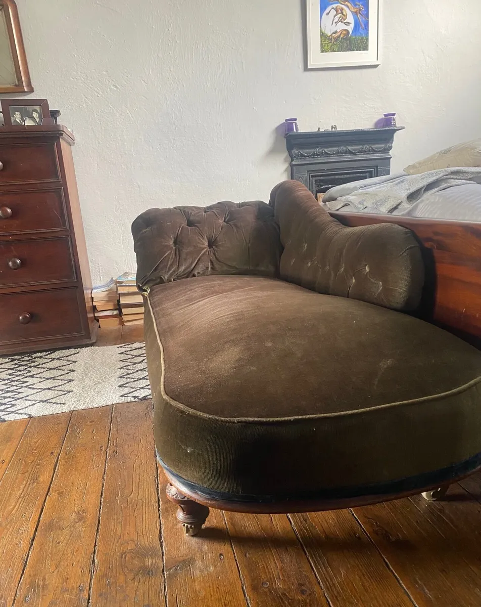 Victorian antique Chaise longue - Image 1