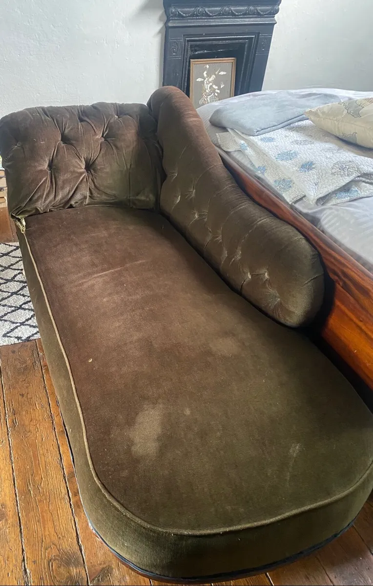 Victorian antique Chaise longue - Image 2