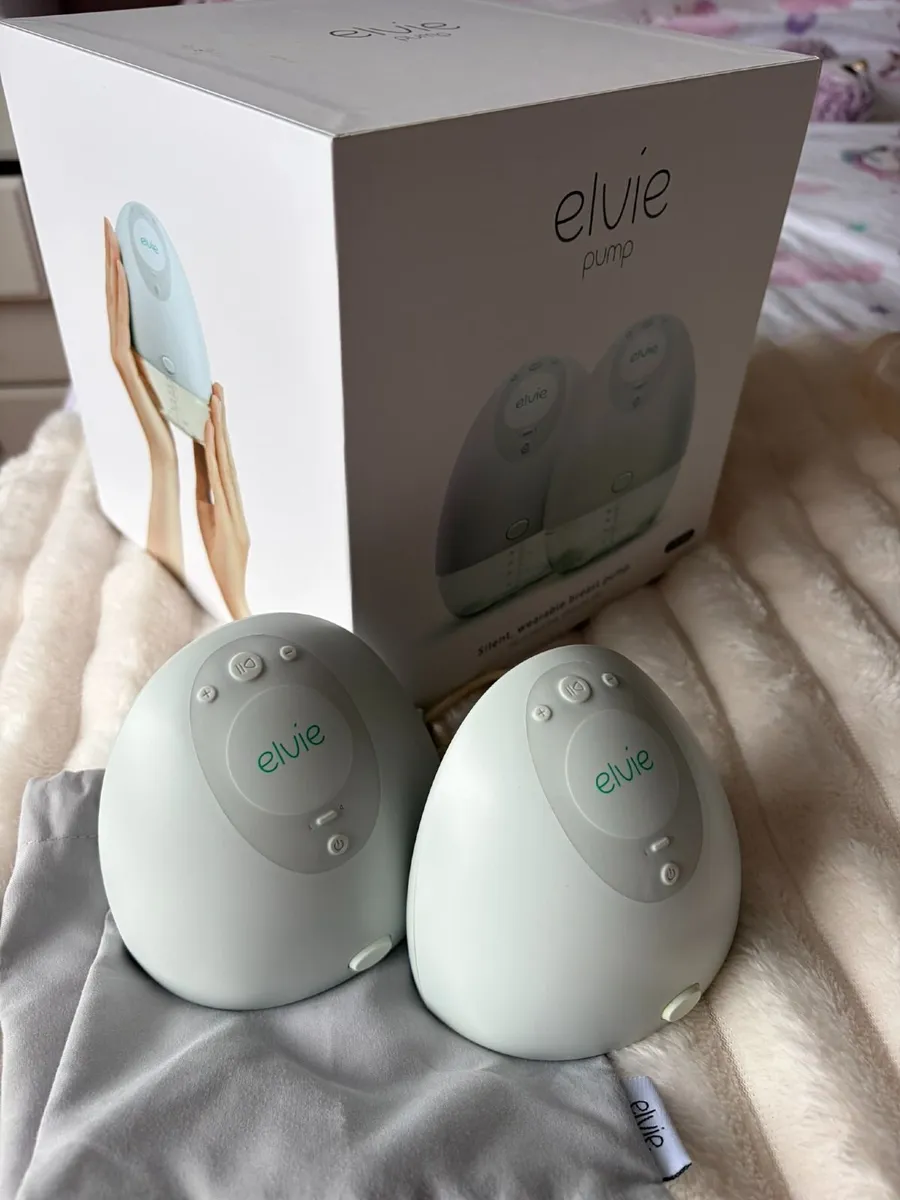 Elvie Double Breast Pump & Accs - Image 1
