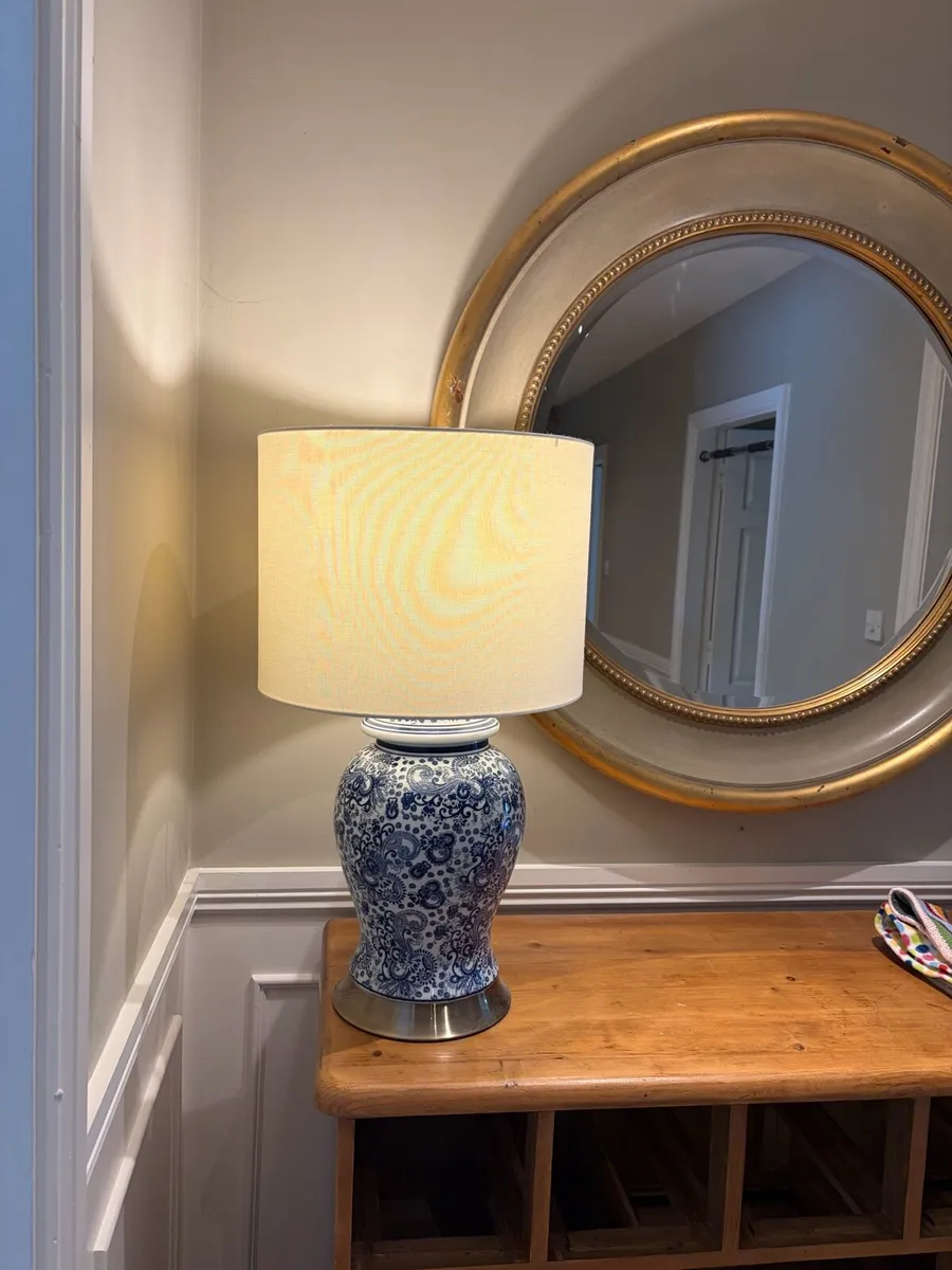 Lamp and shade - Image 2