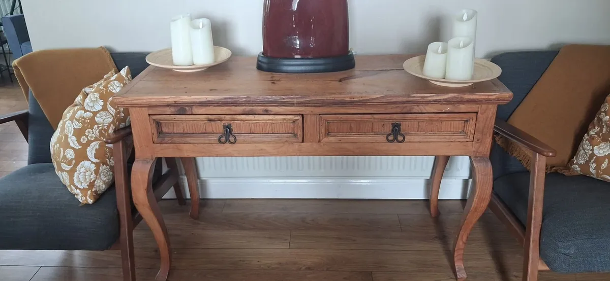 Table, chairs , console bookcase and coffee table. - Image 3