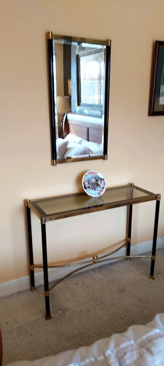 Console Table and  Mirror - Image 1