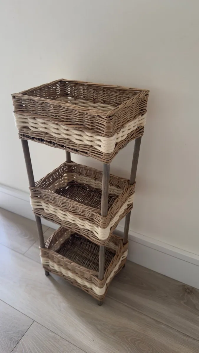 Light Natural Chalk Malvern Storage Caddy - Image 2
