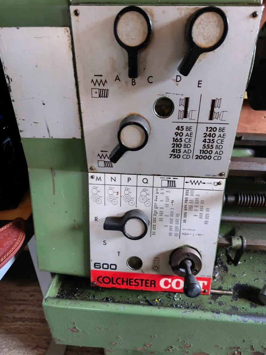Colchester colt 600 lathe - Image 2