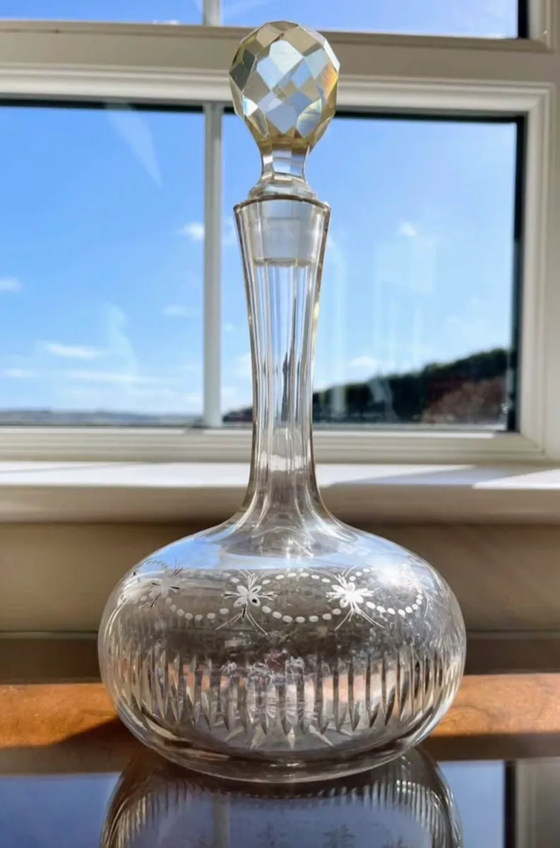 19th century Crystal decanter