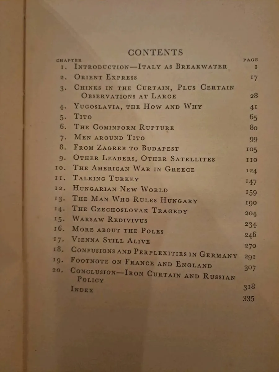 1949 1st ed John Gunther Behind Europe’s Curtain - Image 4