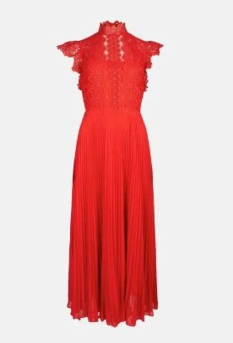 Red Lace Karen Millen Dress - Image 1