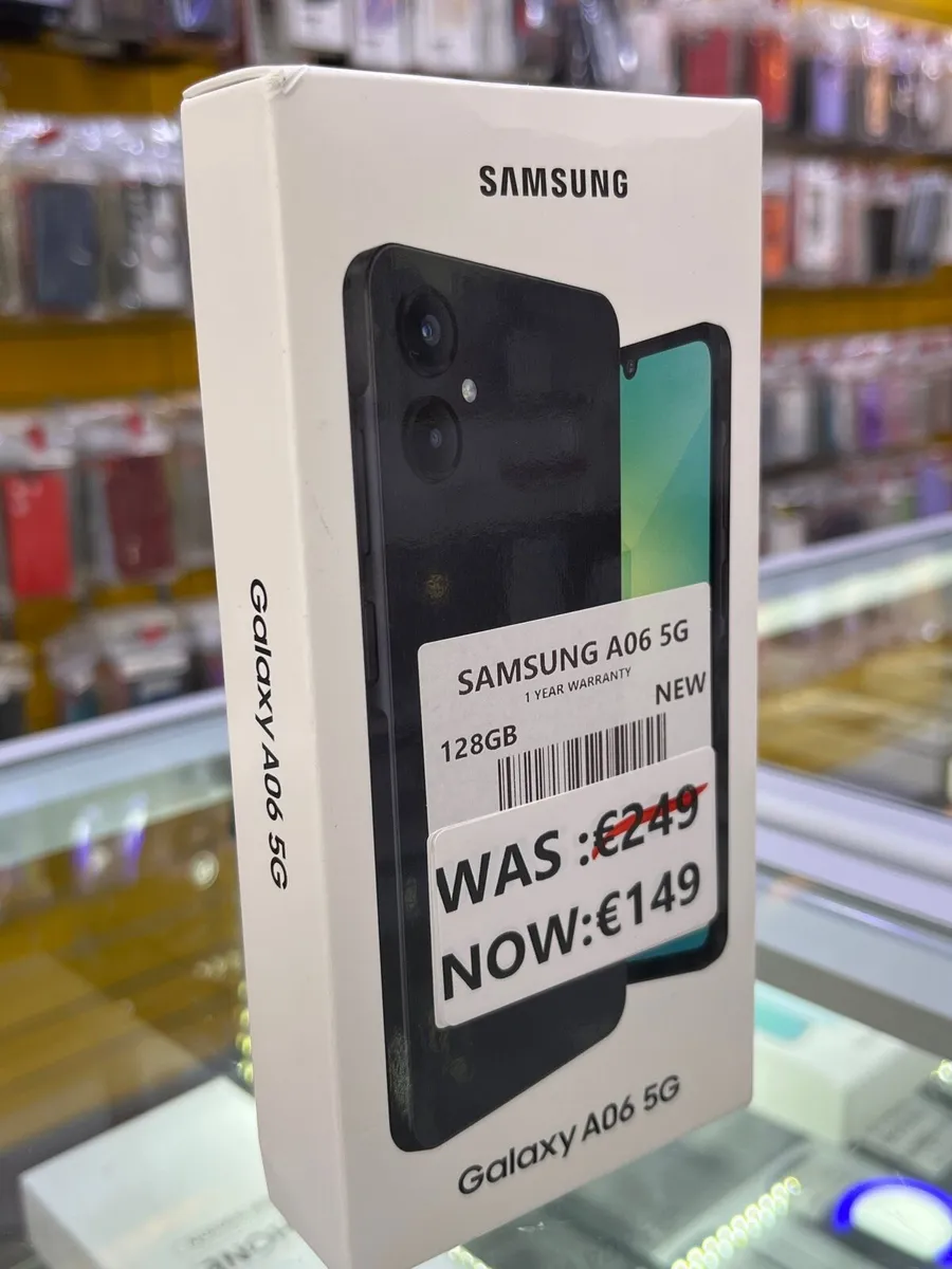 📱SAMSUNG A06 5G 128GB 1YEAR WARRANTY NEW - Image 1
