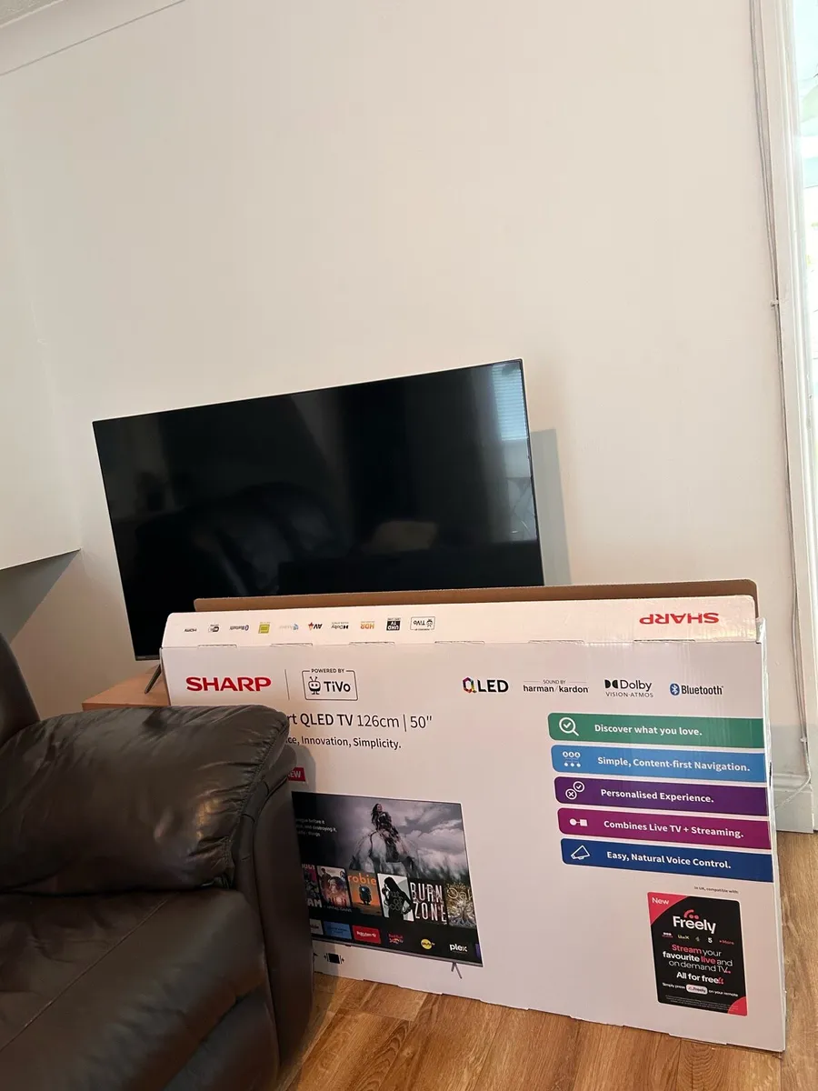 SHARP AQUOS QLED 50” 4K UHD SMART TV - Image 2