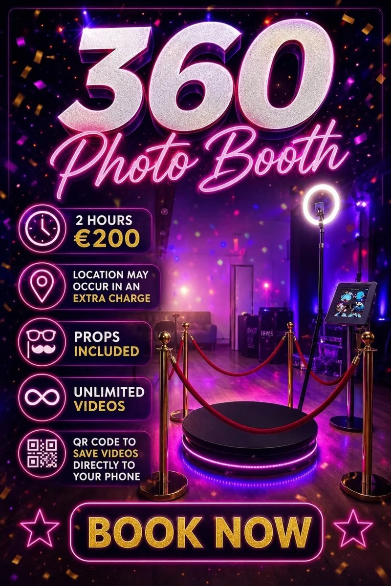 Wedding rentals 360 Photo Booth - Image 2