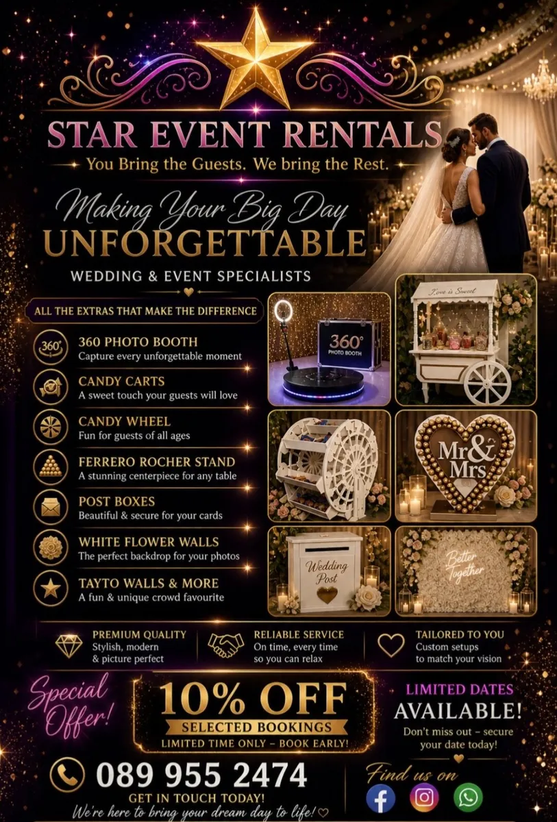 Wedding rentals 360 Photo Booth - Image 1