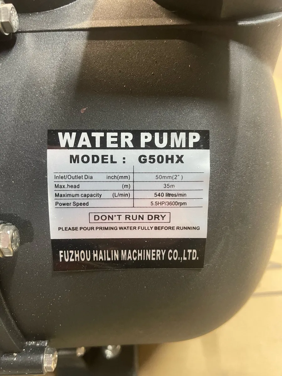 Brand New 2 inch Water Pump - Image 4