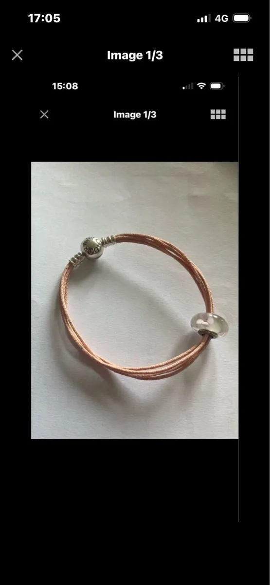 Vintage Pandora Charm Bracelet - Image 1