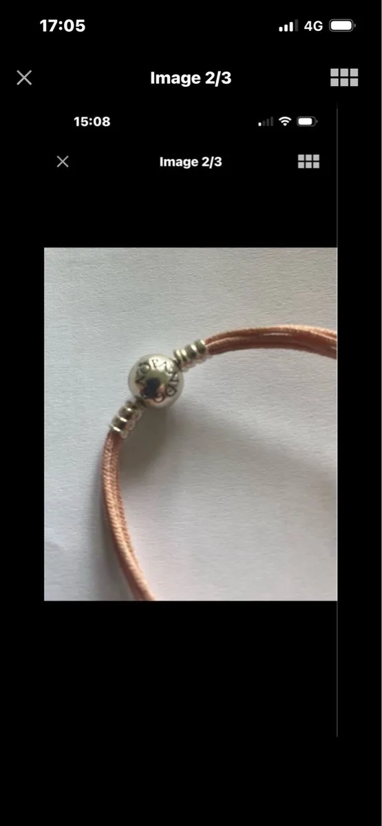 Vintage Pandora Charm Bracelet - Image 2