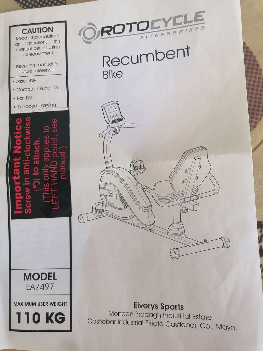 Recumbent Bike - Image 4