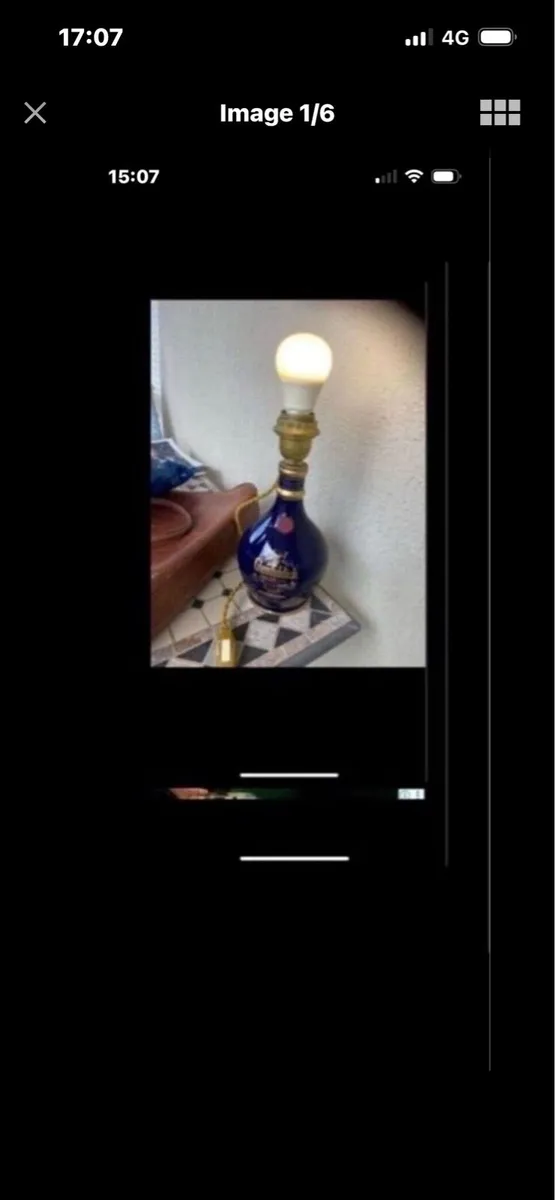 Vintage Glenfiddich Ancient Reserve Decanter Lamp - Image 2