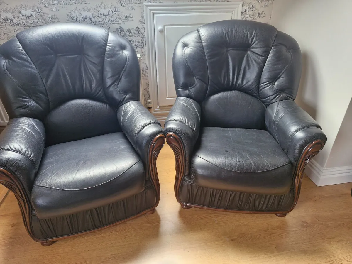 Leather armchairs - Image 2