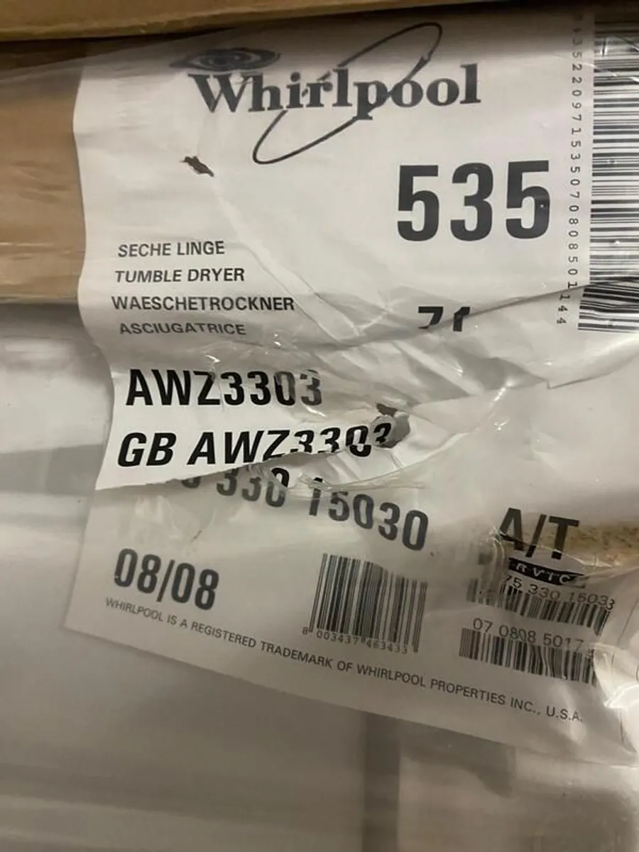 Whirlpool AWZ3303 Vented Dryer - Image 2