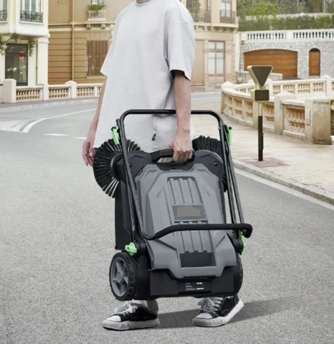 Walk-behind Hand Push Floor Sweeper,65 cm Sweeping - Image 4