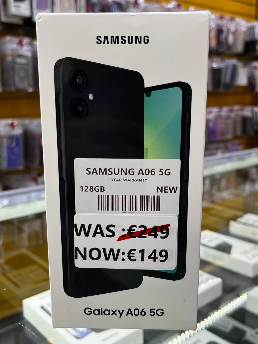 📱SAMSUNG A06 5G 1 YEAR WARRANTY 128GB NEW - Image 1