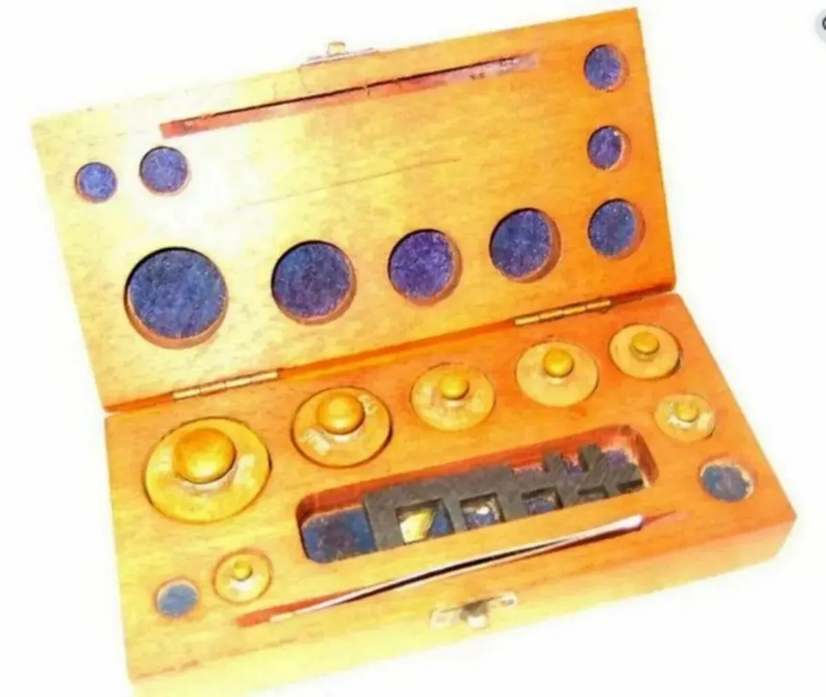 Vintage Set Apothecary's Weights - Image 2