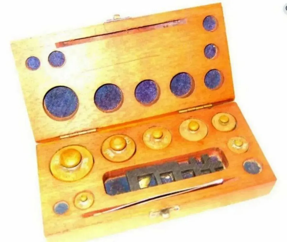Vintage Set Apothecary's Weights - Image 3