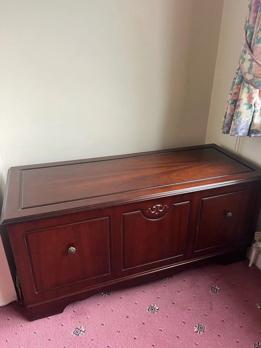 Blanket Box Storage Trunk Bedroom Seat - Image 2