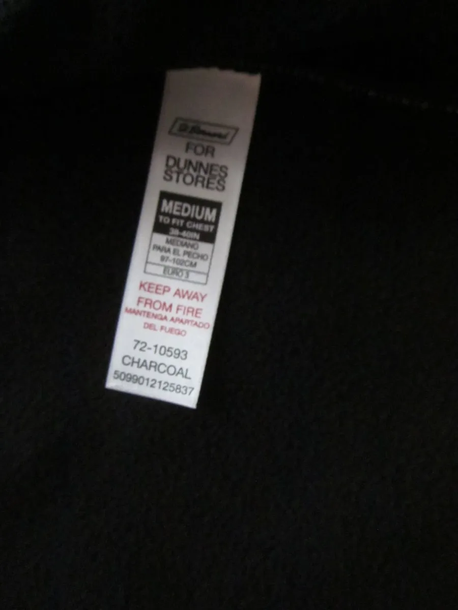 Dunnes Charcoal Soft Shell Jacket New - Image 2