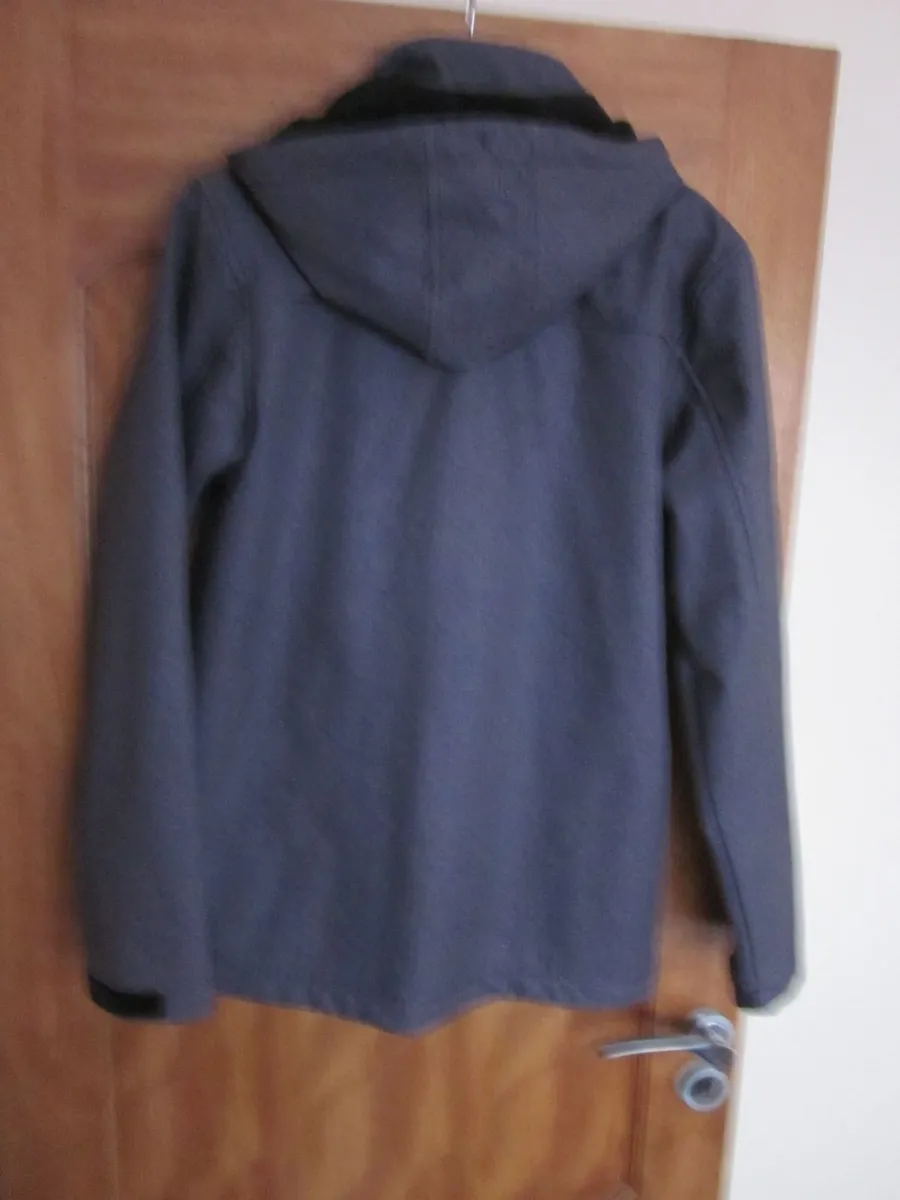 Dunnes Charcoal Soft Shell Jacket New - Image 4