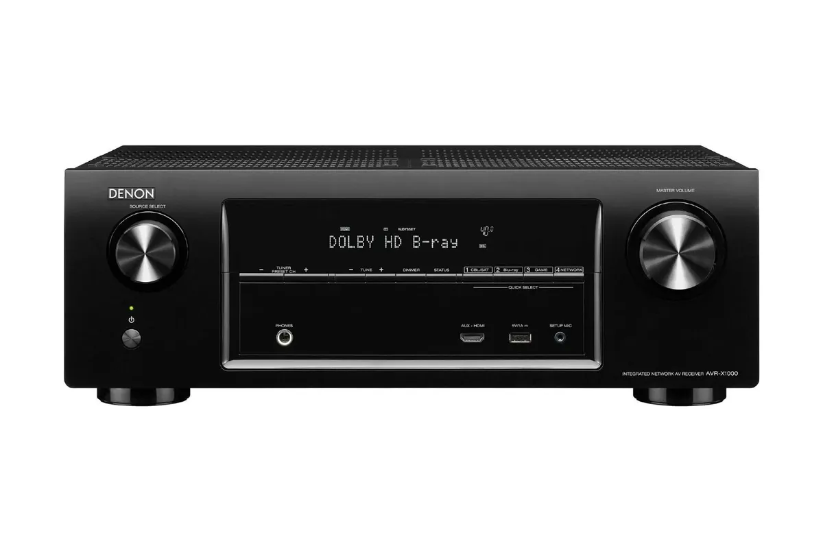 Denon AVR-X1000 surround network AV receiver - Image 1