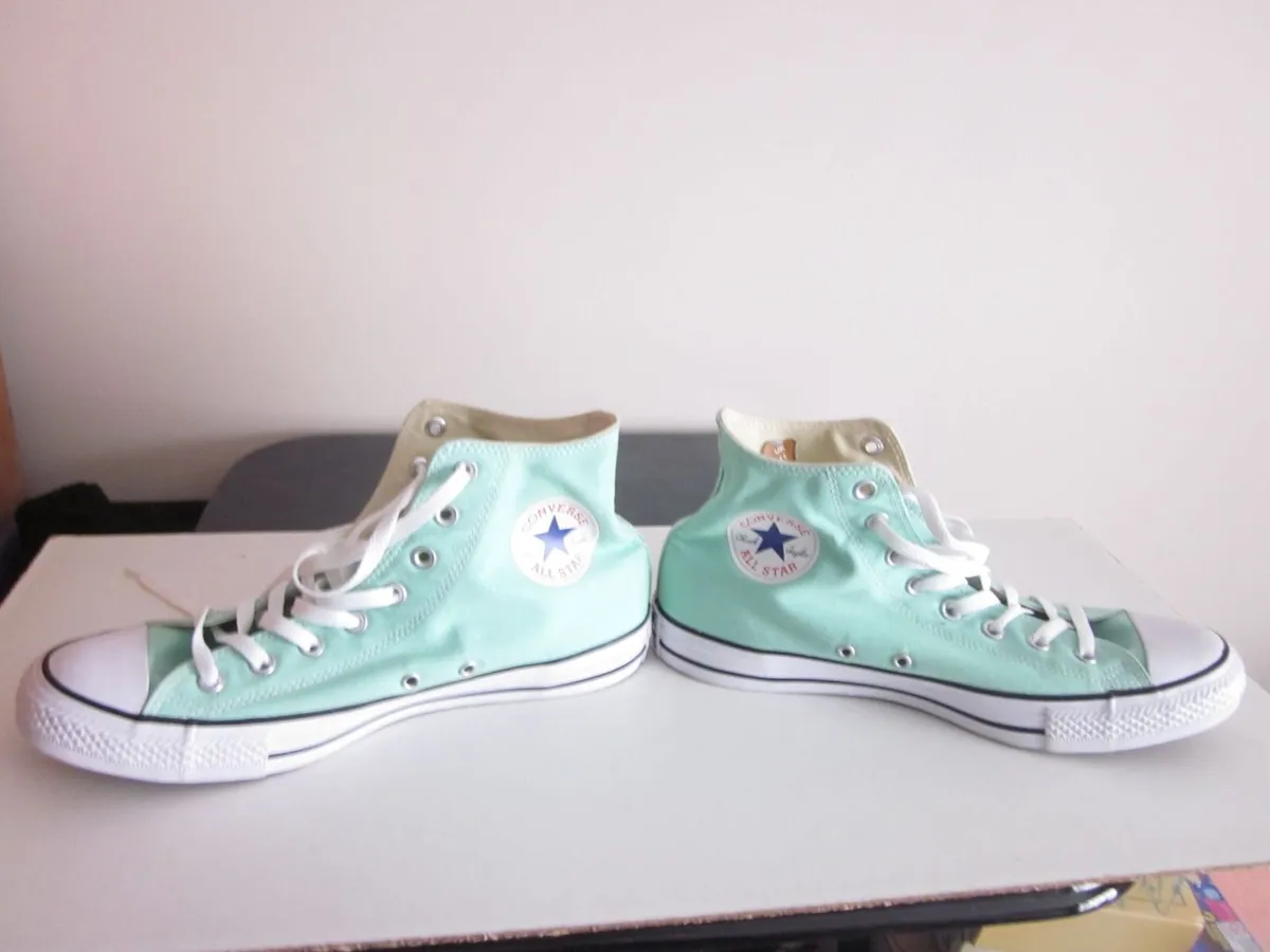Converse Green Chuck Taylor All Star High Trainers - Image 3