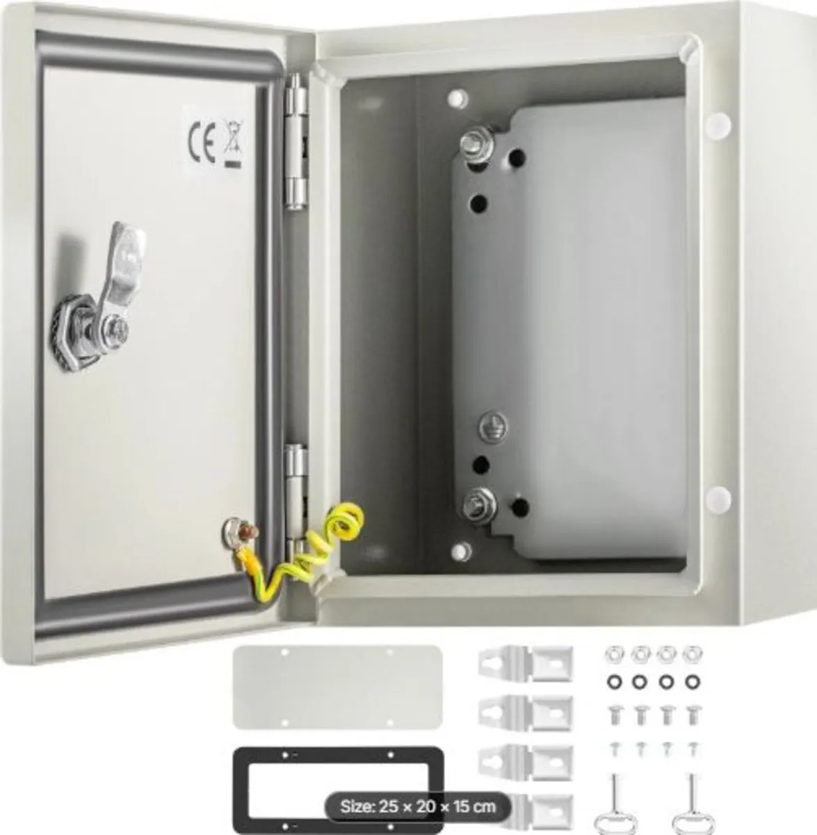 NEMA Steel Enclosure, 25x20x15 cm NEMA 4X Steel - Image 1