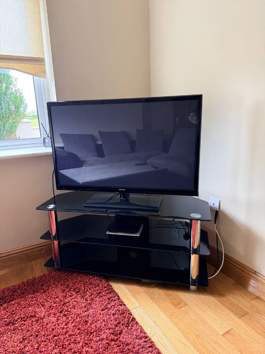 TV and TV Stand - Image 4