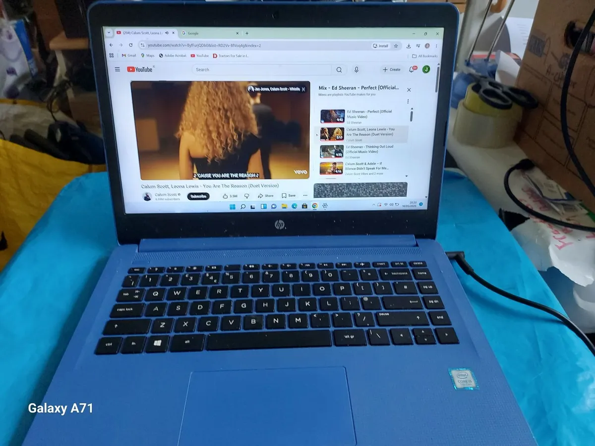 HP Laptop, Model TPN-Q189, Blue, Windows 11 - Image 1