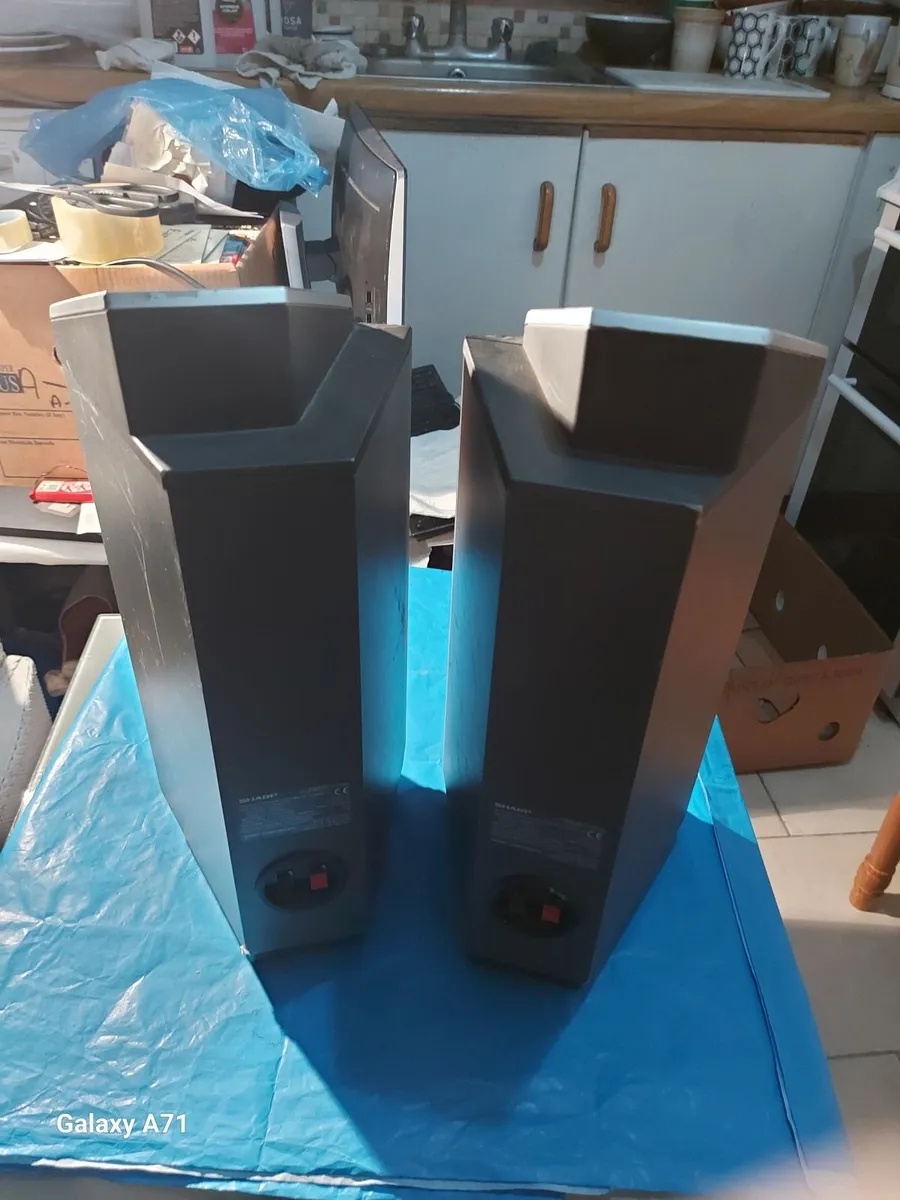 2 Sharp Speakers, Model CP-NX10H, great condition - Image 2