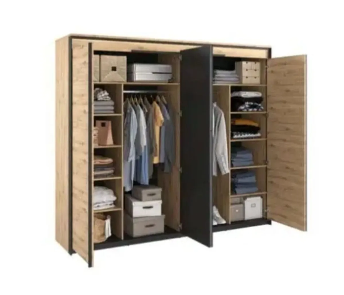 Quant 4 Door Wardrobe (LED Included) - Image 2
