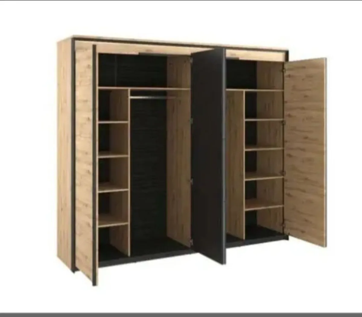 Quant 4 Door Wardrobe (LED Included) - Image 3