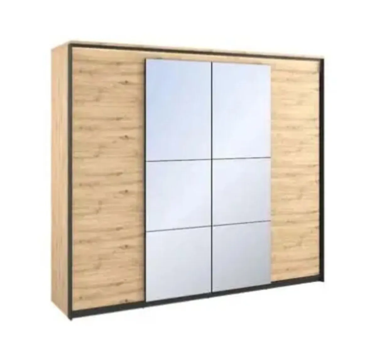 Quant 4 Door Wardrobe (LED Included) - Image 1