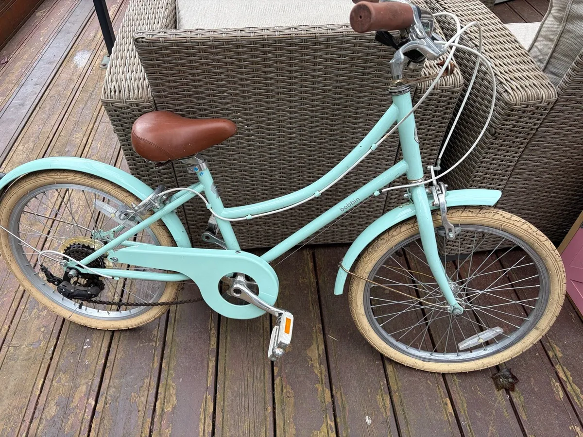 Pretty Aqua Green Bobbin Girls bike - Image 3