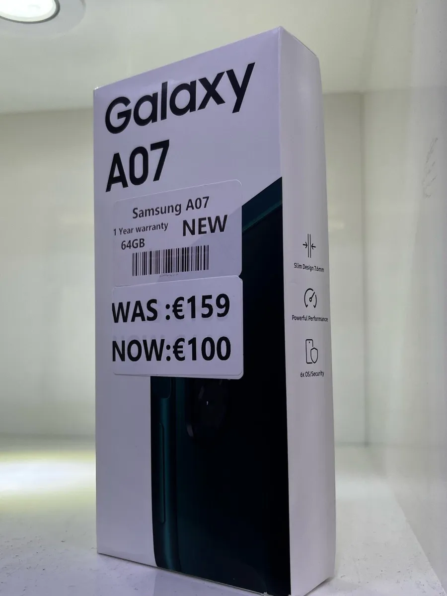 📱SAMSUNG A07 64GB 1YEAR WARRANTY NEW - Image 3