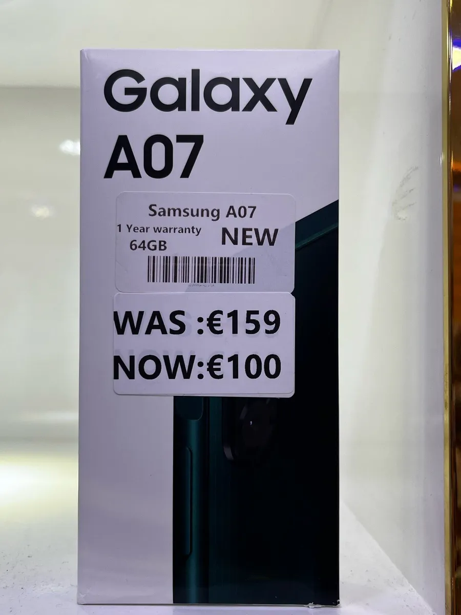 📱SAMSUNG A07 64GB 1YEAR WARRANTY NEW - Image 1